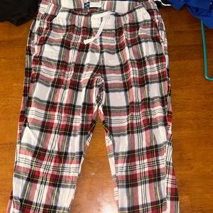 Mid-Rise Flannel Pajama Pants